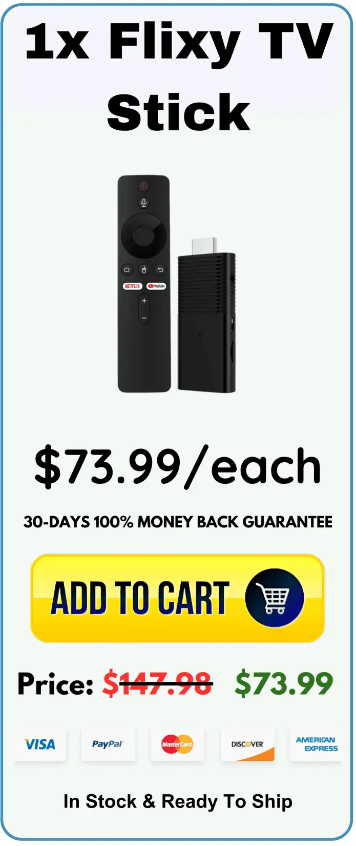 Flixy offer price